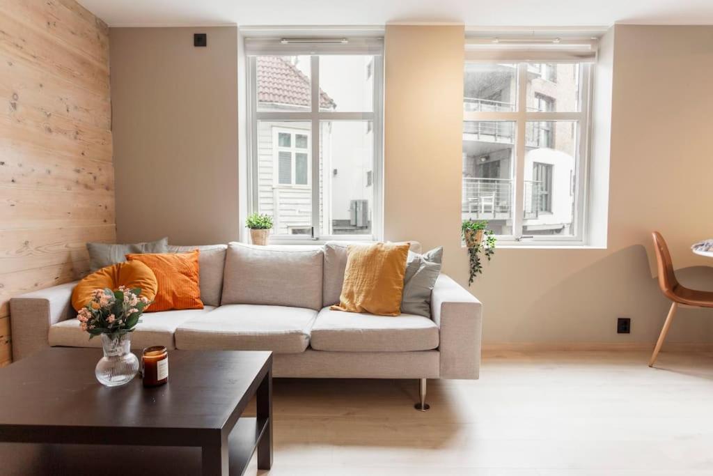 New! Modern Apartment In Historic Area Of Bergen! Luaran gambar
